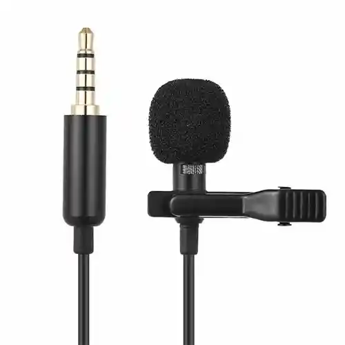 Mini Portable 3.5mm Lavalier Microphone Condenser Clip-on Lapel Mic (1)