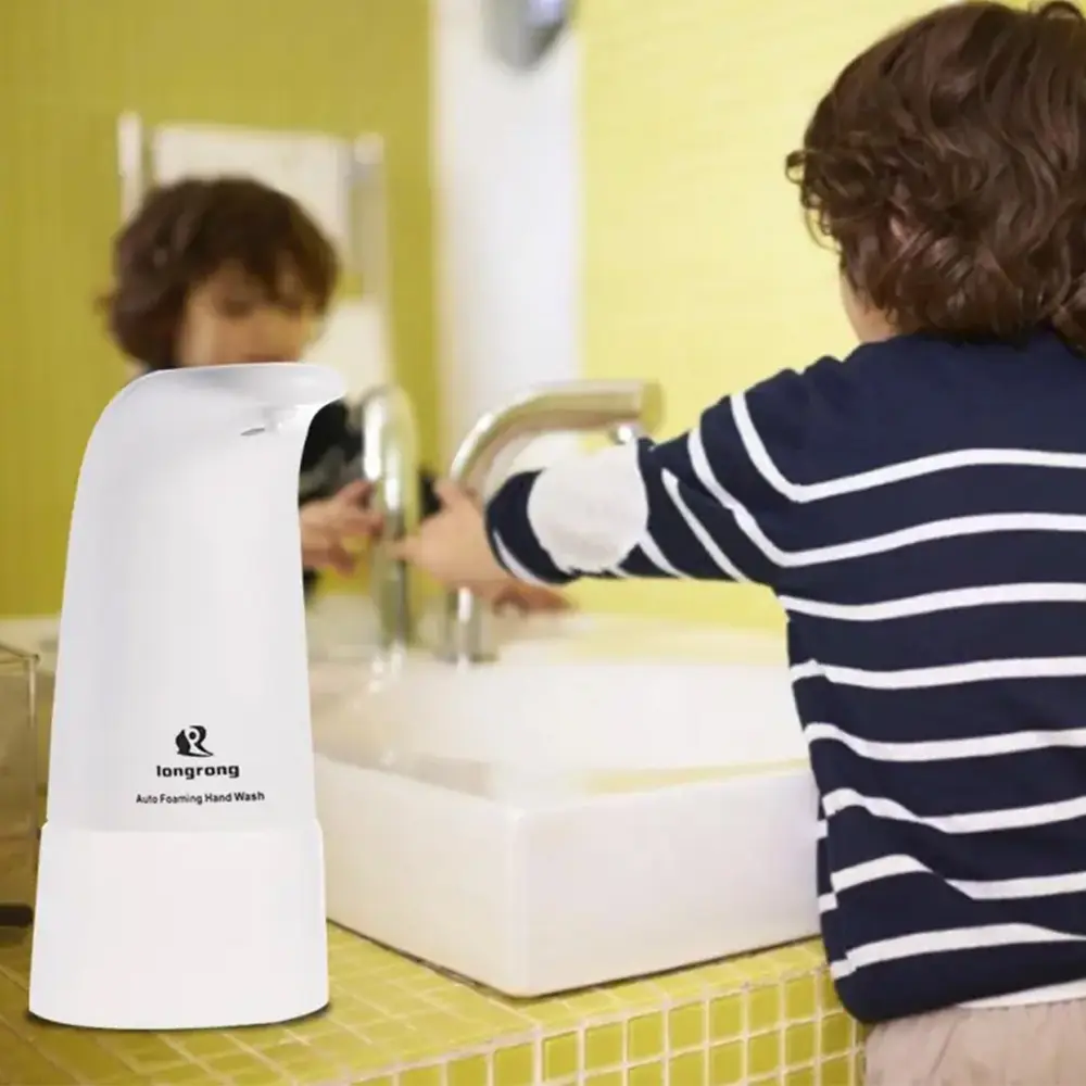 Automatic Foam Soap Dispenser With Smart Sensor Auto-Induction Hand Washing Device (2)