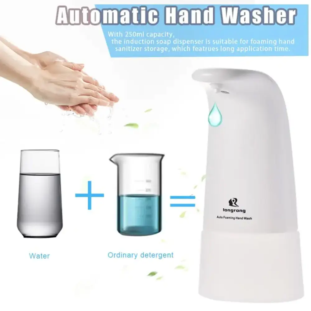 Automatic Foam Soap Dispenser With Smart Sensor Auto-Induction Hand Washing Device (6)