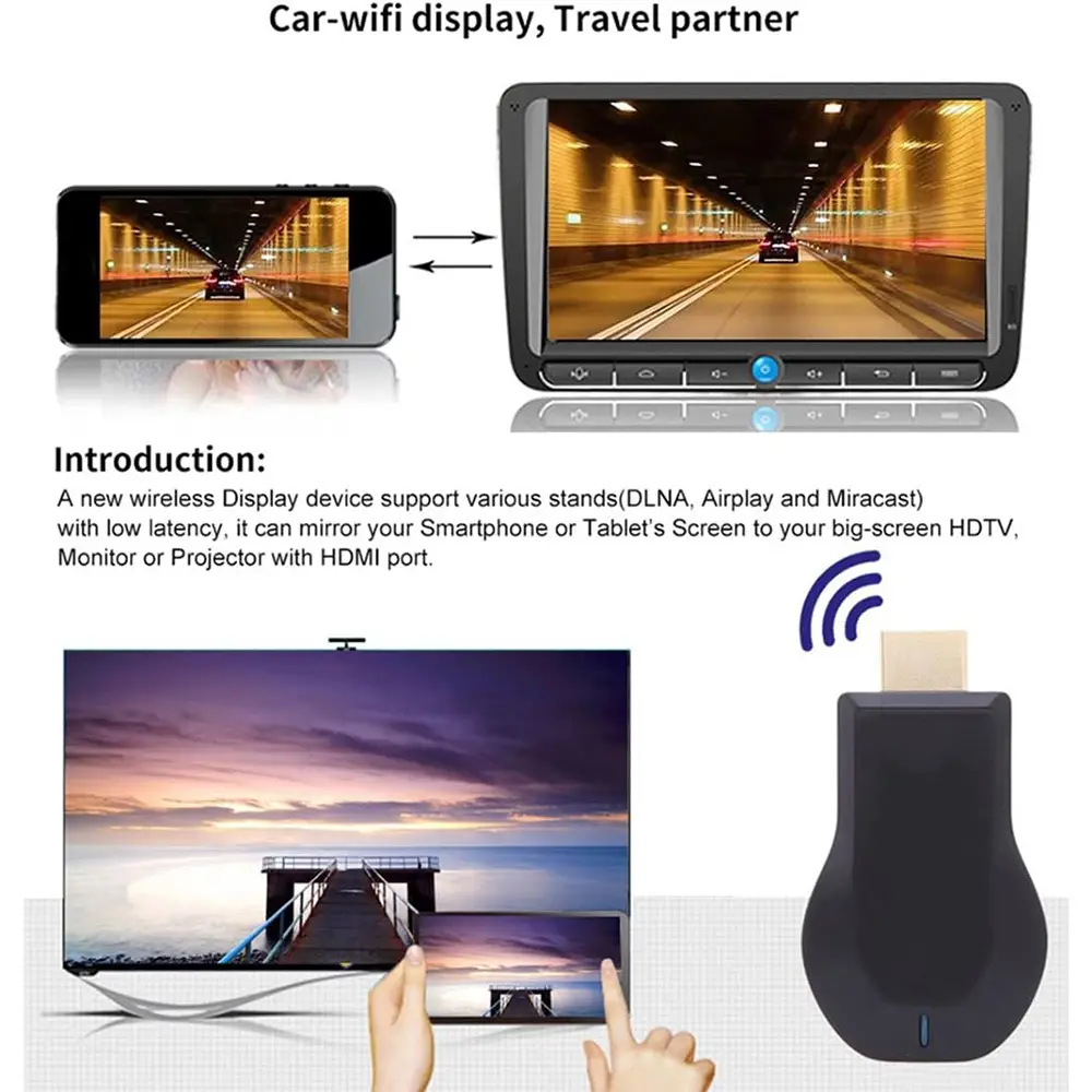 Anycast M9 Plus Wifi Hdmi Wireless Display Dongle (2)