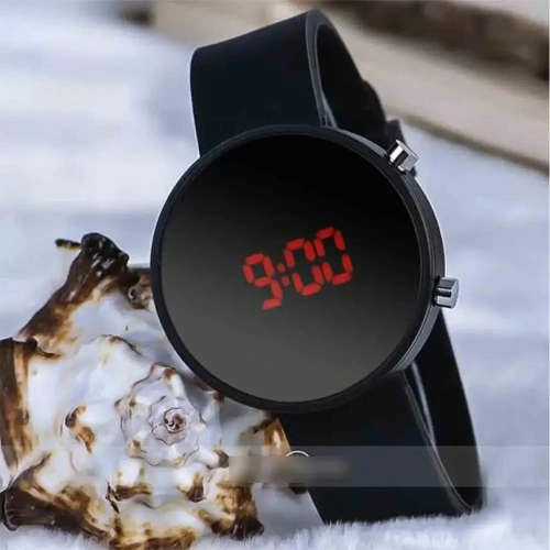 Round Shape Digital Led Sports Watch For Men (2)