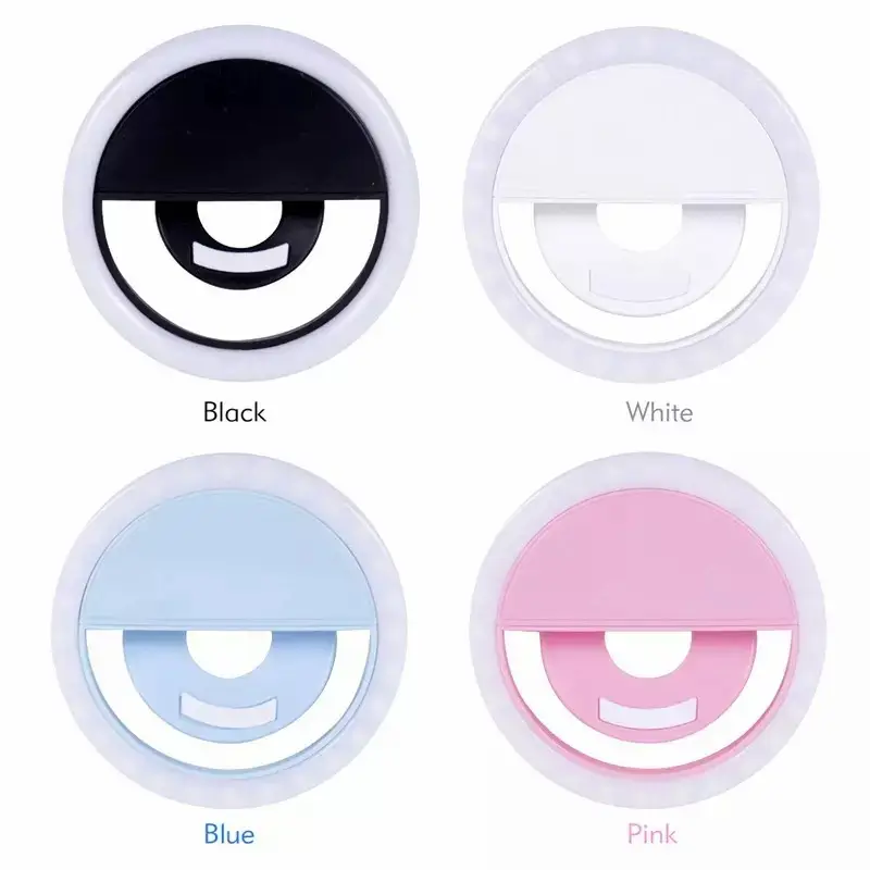 Universal Rechargeable Selfie Ring Light Clip-on Fill Light Mobile Phone LED Lamp (2)