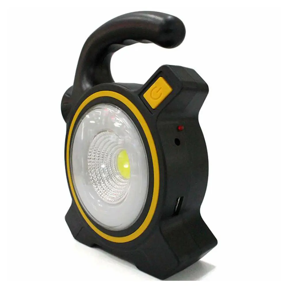 Solar & Rechargeable COB LED USB Rechargeable Work Light Emergency Lamp Torch (5)