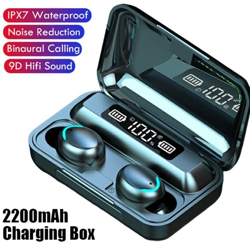 HIFI Stereo Bass F9-5 True Wireless TWS Earbuds Bluetooth 5.0 F9 Earphone Head