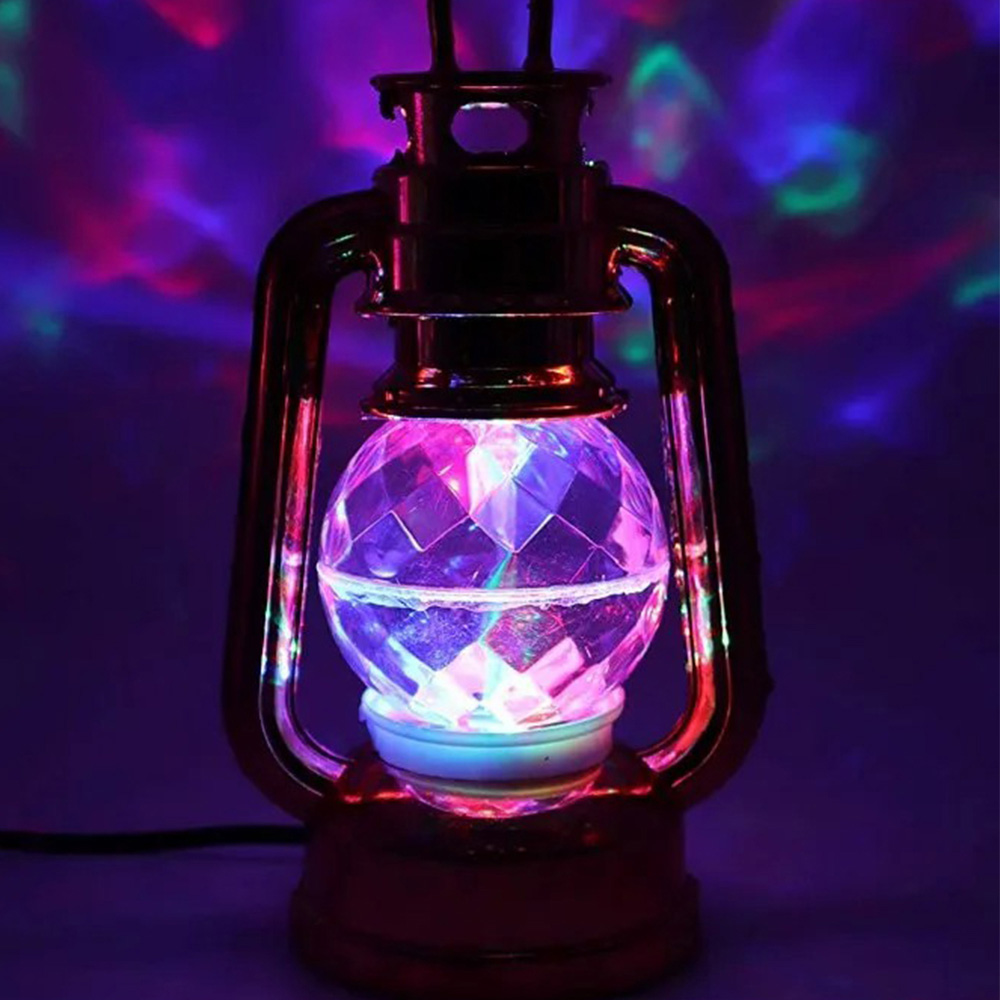 Led Disco Light Lantern Led Rotating Lamp Party Stage Light