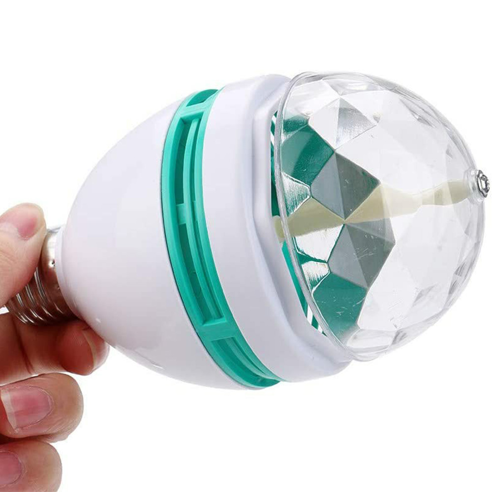 RGB Color Rotating Disco Bulb Multi Colour Light Projector LED Party Bulbs Colored Strobe Bulb (8)