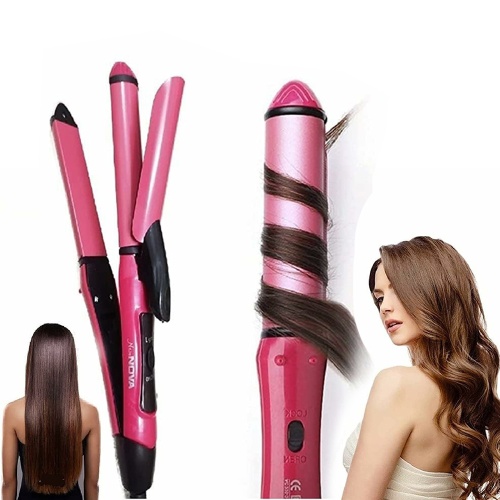 Nova NHC-2009 2 In 1 Hair Curler And Hair Straightener (1)