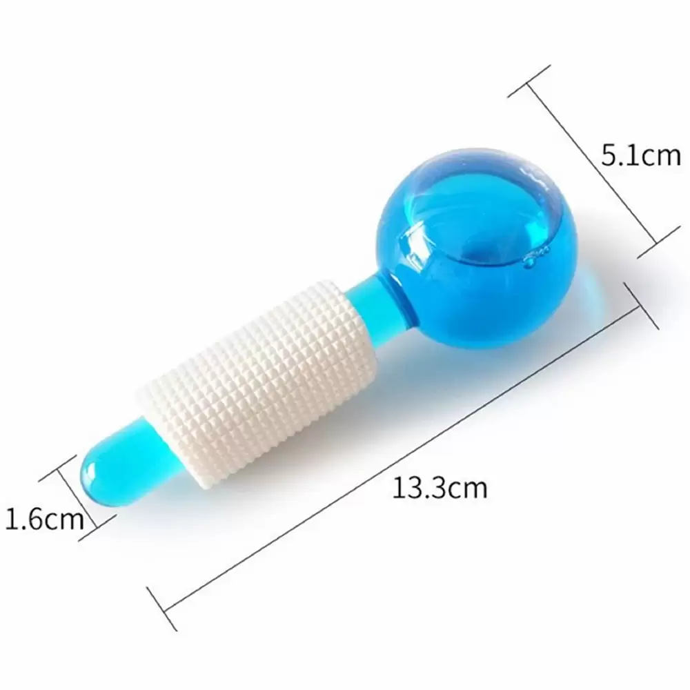 2pcs Face Neck Eye Massager Crystal Face Ice Roller Ball Massagers Glass Ball Ice Globes Skin Care Roller (1)