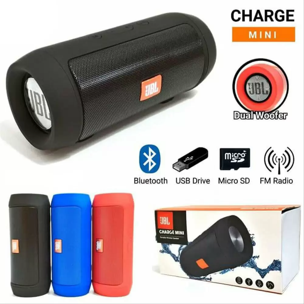 Charge Mini Wireless Bluetooth Speaker with FM Radio SD Card USB SUpported