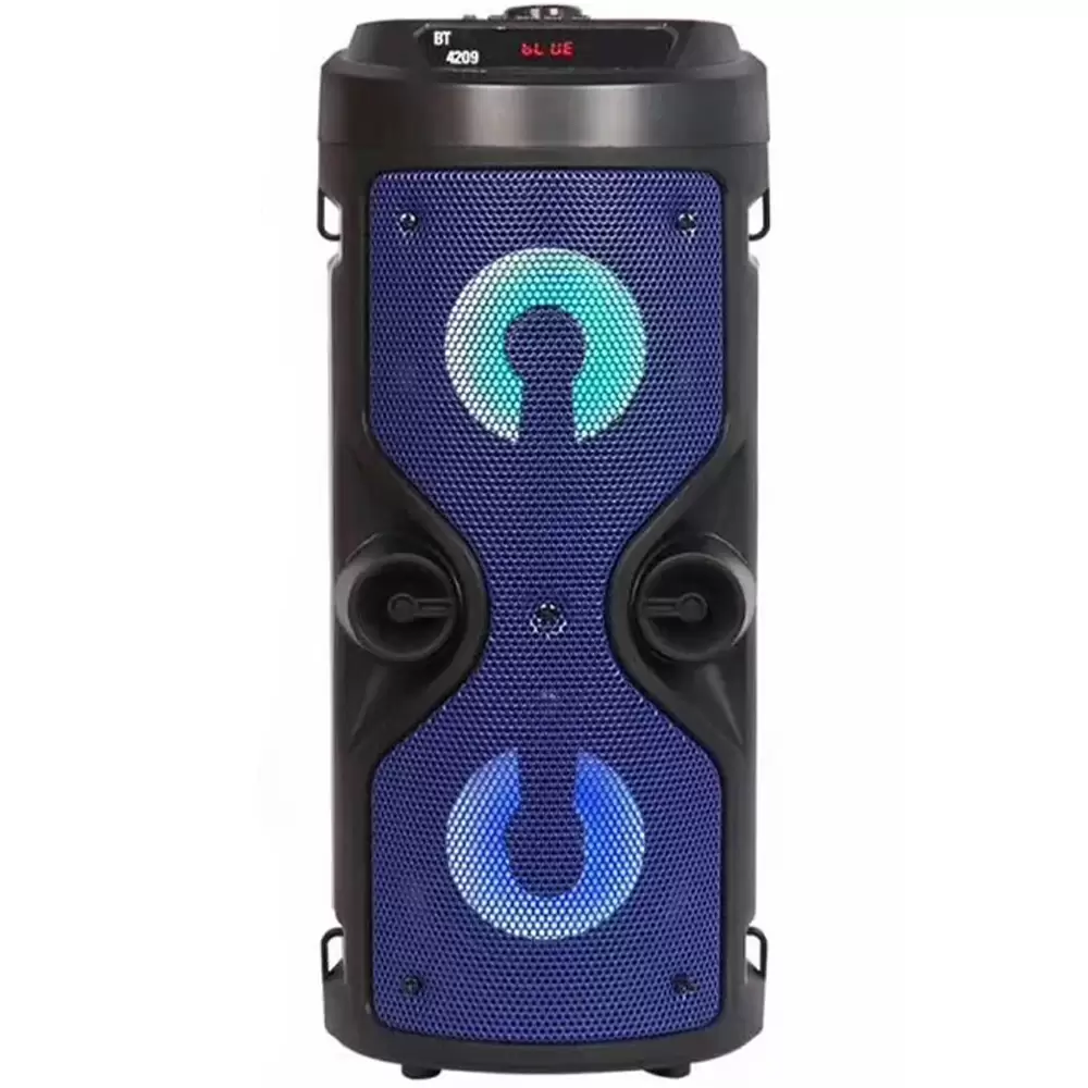 ZQS-4209 Super Bass Wireless Speaker with Remote Bluetooth Karoake Speaker with Mic Jack Fm Radio USB SD Card Slot (11)