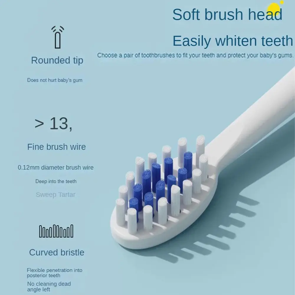 5 Modes Rechargeable Kids Toothbrush Cartoon Pattern Kids With Replace The Toothbrush Head Ultrasonic Electric Toothbrush (11)