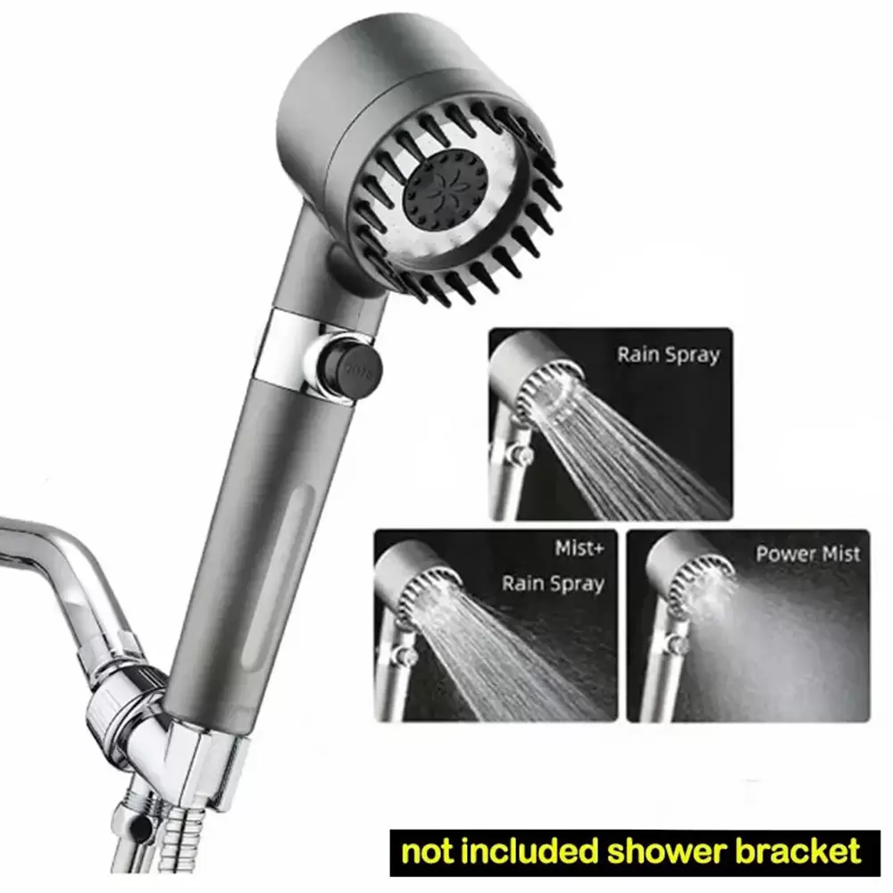 3Modes Handheld Shower Head High Pressure Water Saving Spa Massage Shower with filter