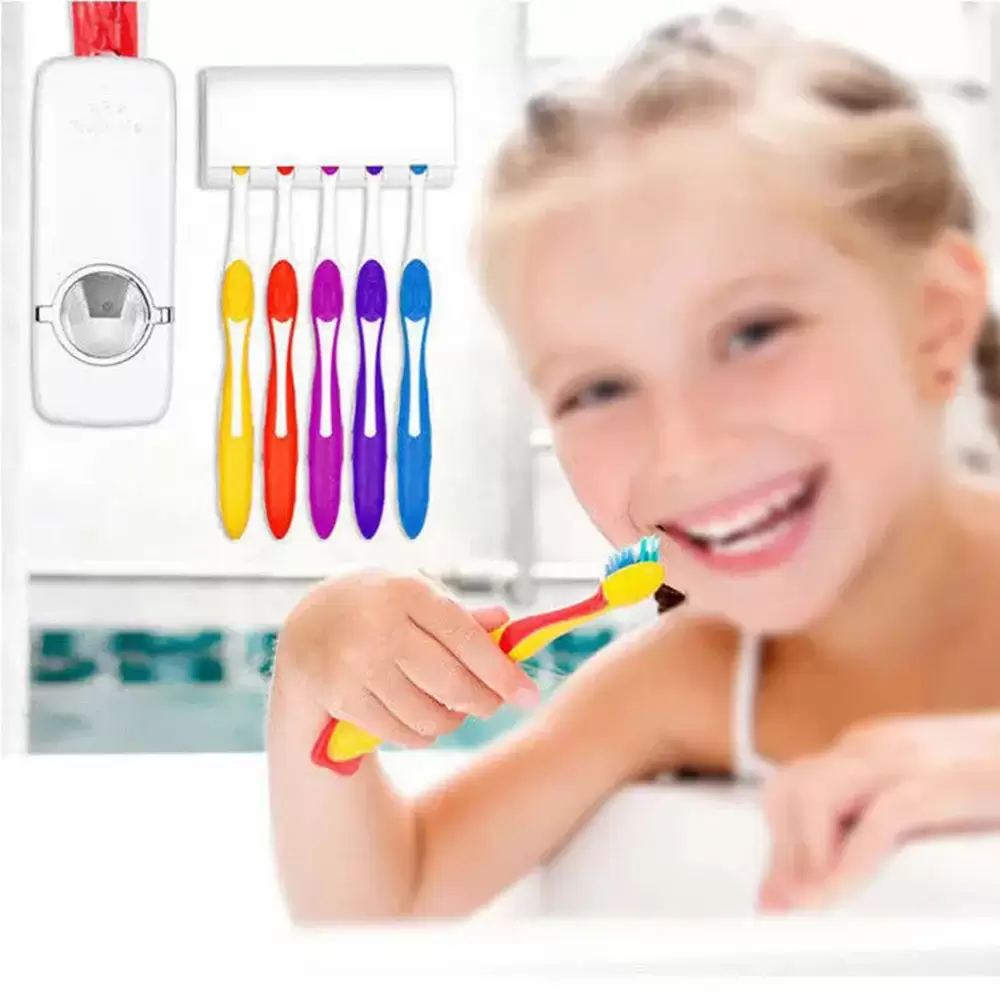 Automatic Toothpaste Dispenser With Toothbrush Holder (10)