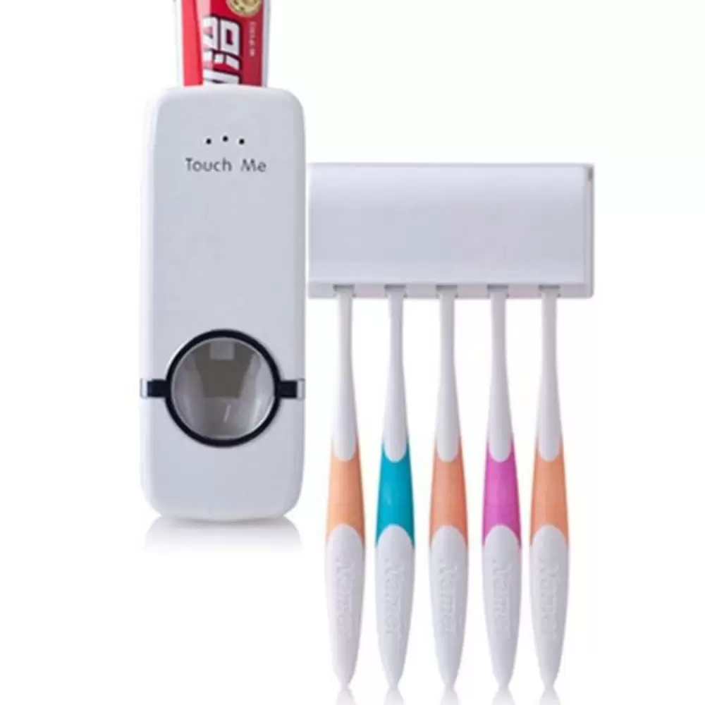 Automatic Toothpaste Dispenser With Toothbrush Holder (7)