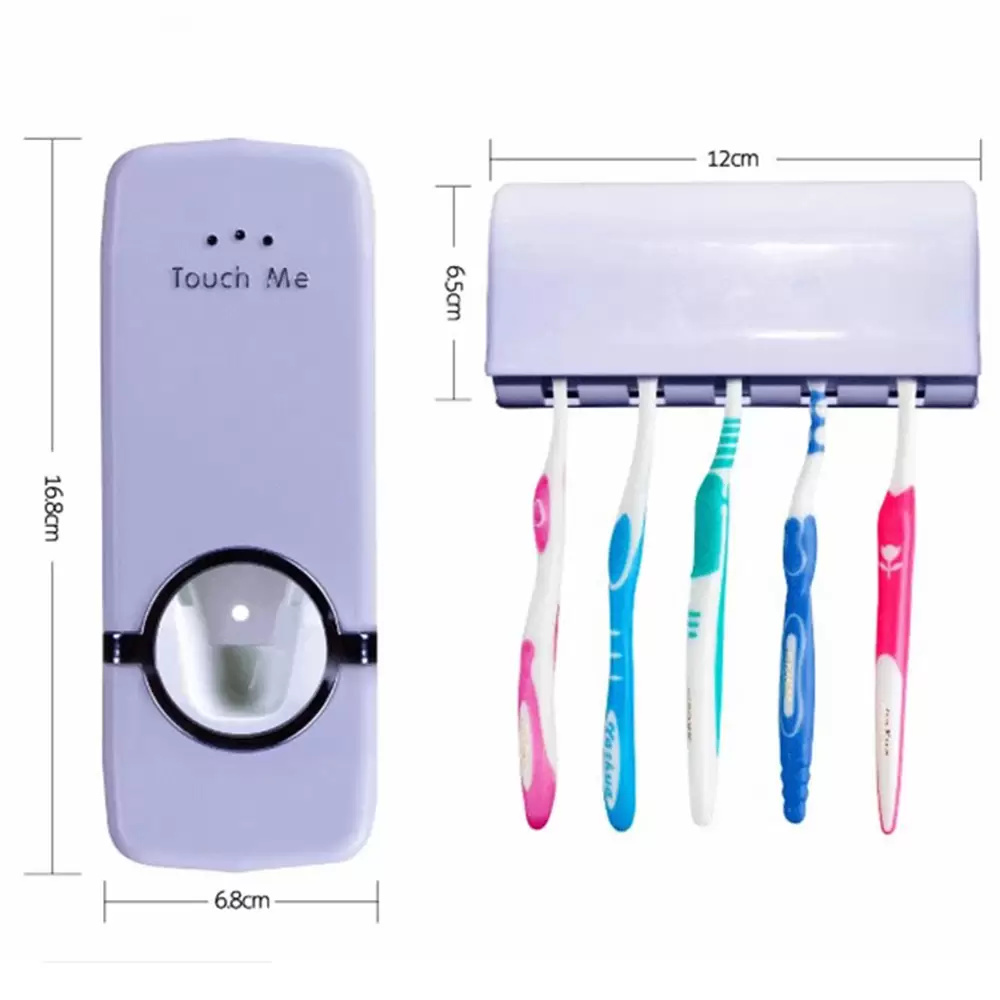 Automatic Toothpaste Dispenser With Toothbrush Holder (9)