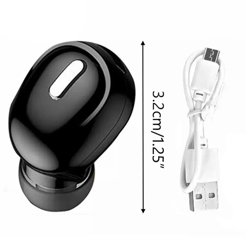 Mini Bluetooth 5.0 In-Ear Single Earphone Wireless Headset With Mic For All Phones (13)