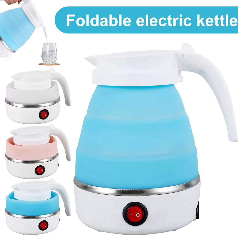 Travel Foldable Electric Kettle Fast Boiling Collapsible Water Heater